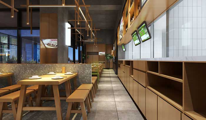 500平米鄭州木屋烤肉餐廳裝修設計
