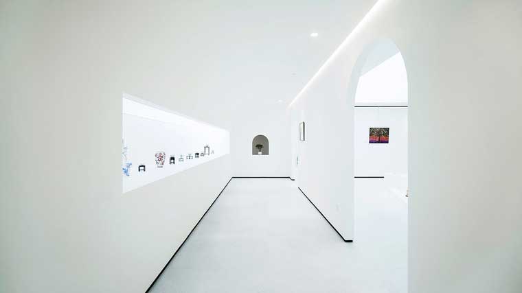 800平米藝術展廳裝修設計效果圖
